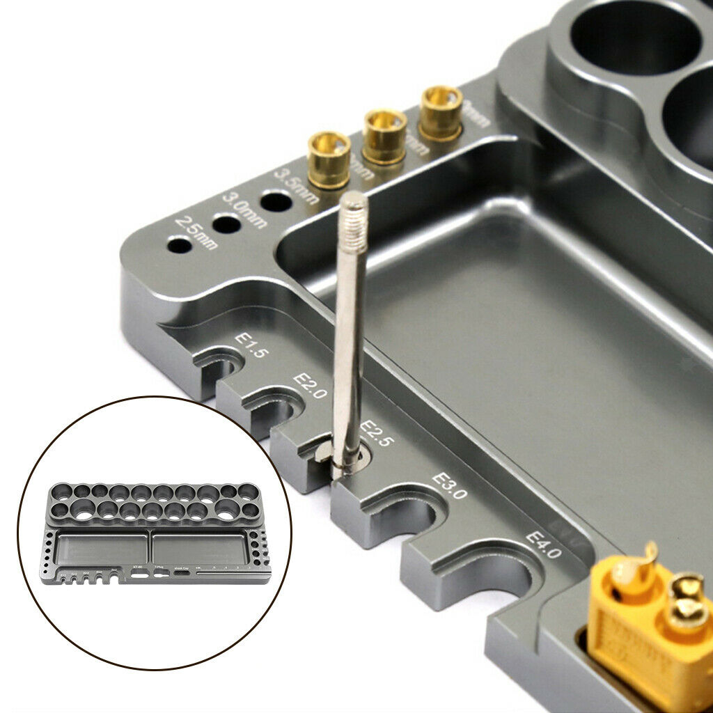 Alloy RC Tools Stand Screwdriver Organizer Socket for RC Cars Trucks DIY