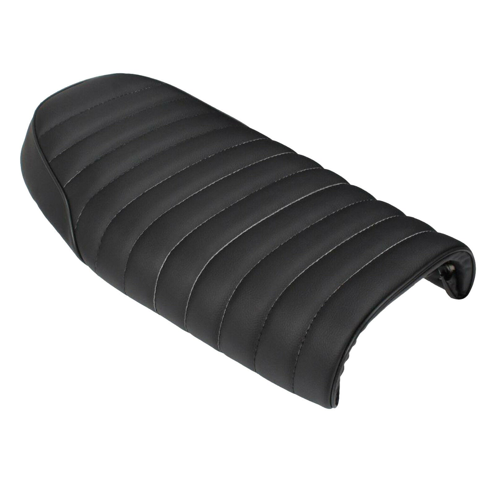 Soft Leatherette Motorcycle Flat Seat Saddle Cushion for Cafe Racer High quality