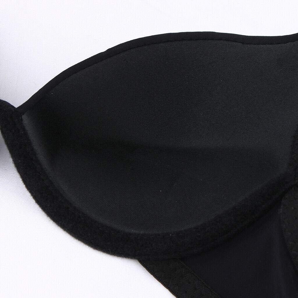 Women's Classic Bra With Underwire T-Shirt Bra Push Up Bra - Black, 32AB