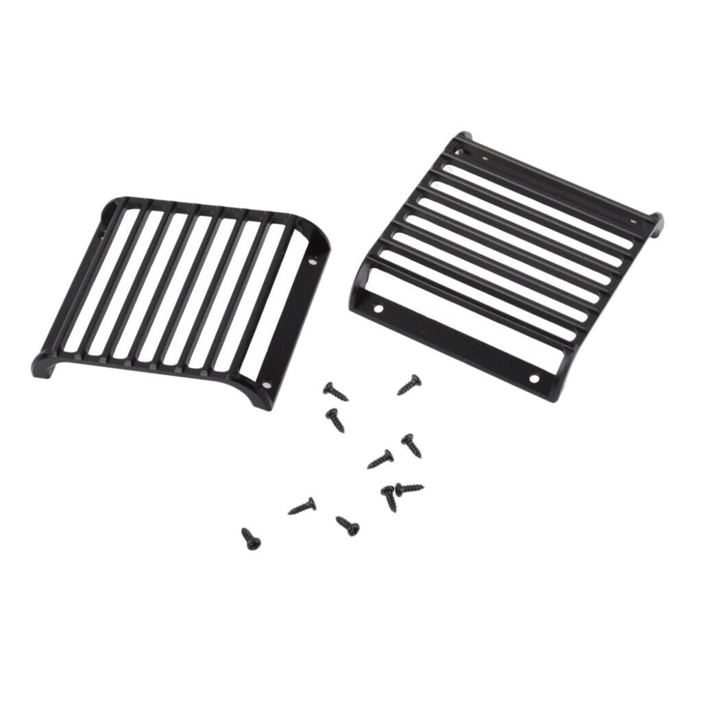 2pcs RC Car Headlight Grille Front Lamp Guard for 1/10  TRX4 Crawler
