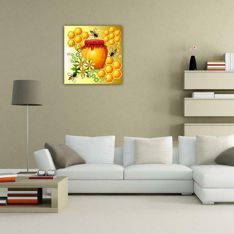 Bee Flower 5D Full Drill Diamond Painting Embroidery Cross Stitch Kits DIY Decor