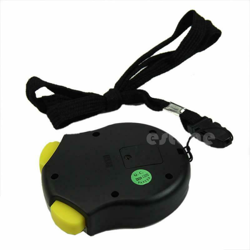 Newest Digital Handheld LCD Chronograph Timer Sports Stopwatch Counter