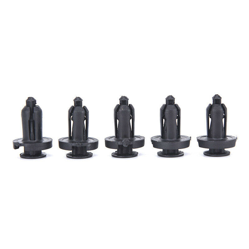100Pcs Bumper Clips 10mm Hood Fender Push Rivets Retainer Fasteners For Acun Fx