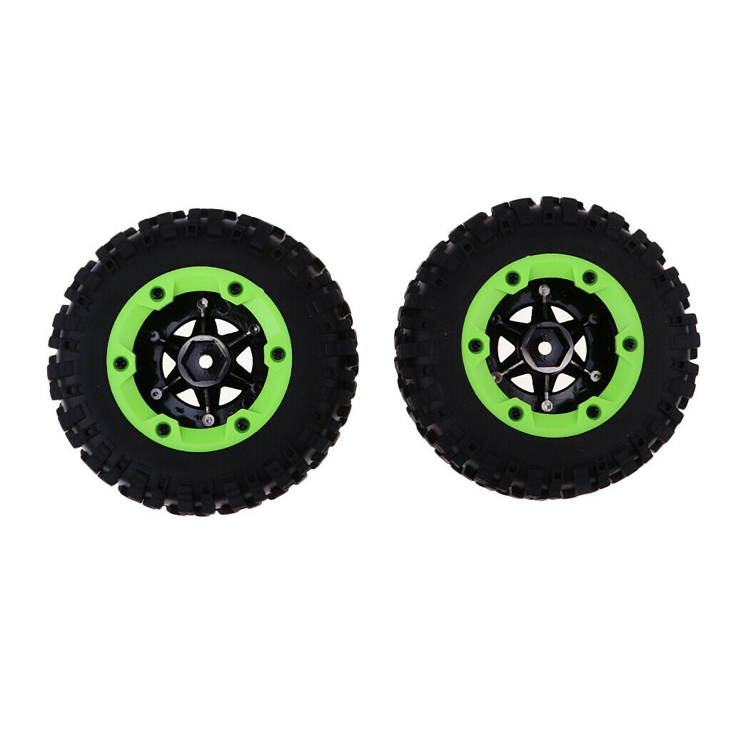 2 Pcs. 1/12 RC Car Tire Rim Replacement Tire For Wltoys 12428-0071 RC Car