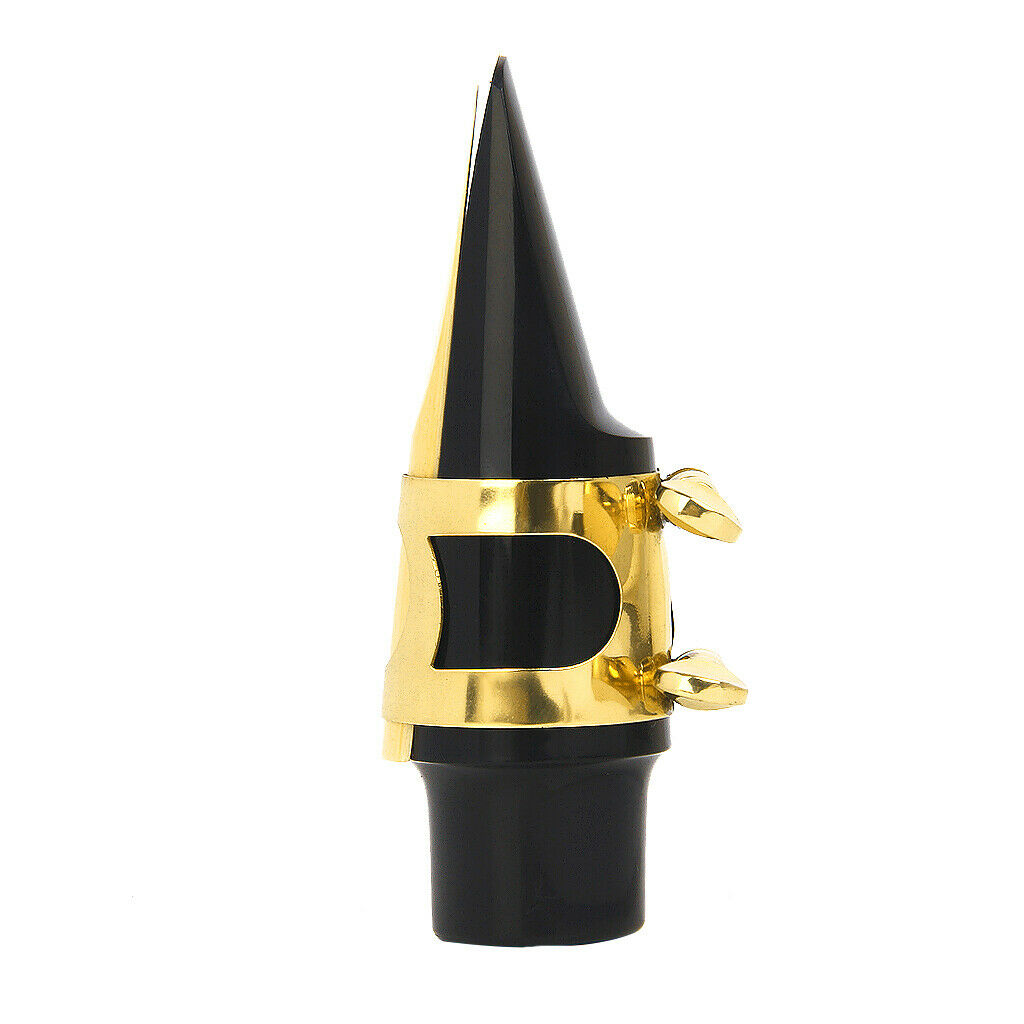 2x Alto Saxophone Mouthpiece with Ligature Protective  2.5 Reed Teeth Cushion