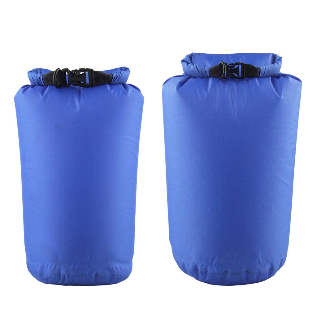 2Pcs Heavy Duty Waterproof Dry Bag 12L 75L Waterproof Floating Kayak Rafting