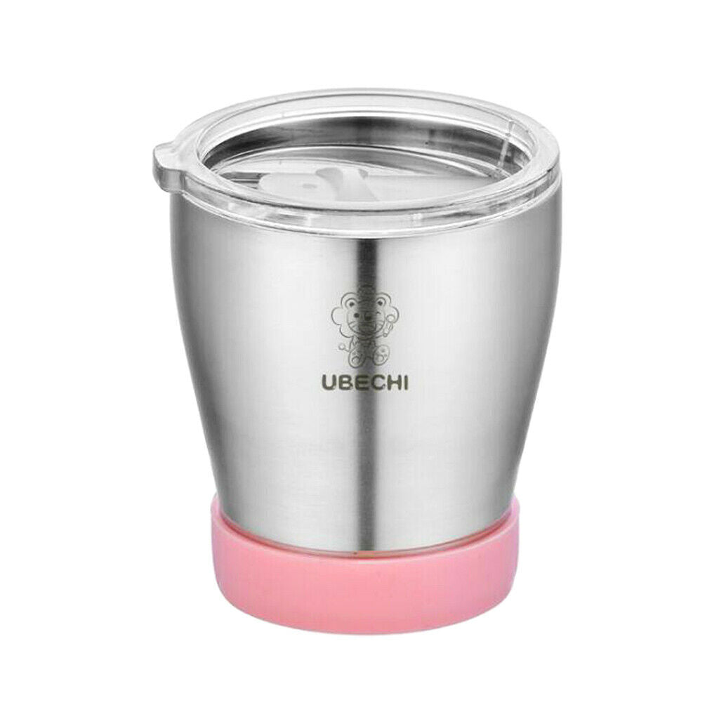 300 ML Stainless Steel Cup Outdoor Coffee Tea Juice Water Drinks Mug Pink