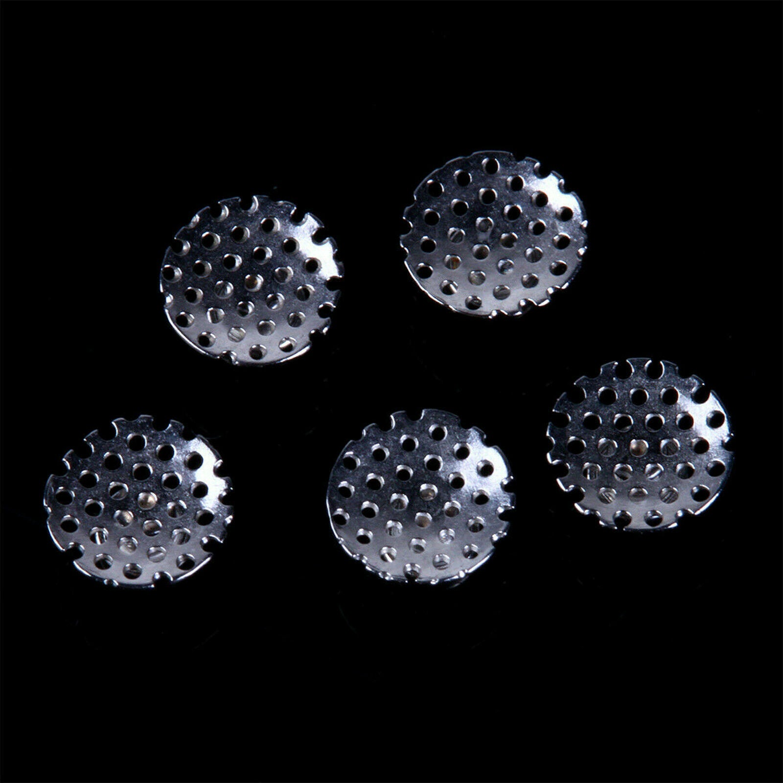 50 Pcs Denal Orthodontic TOMY Round Perforated Hollow Lingual Buttons with Holes