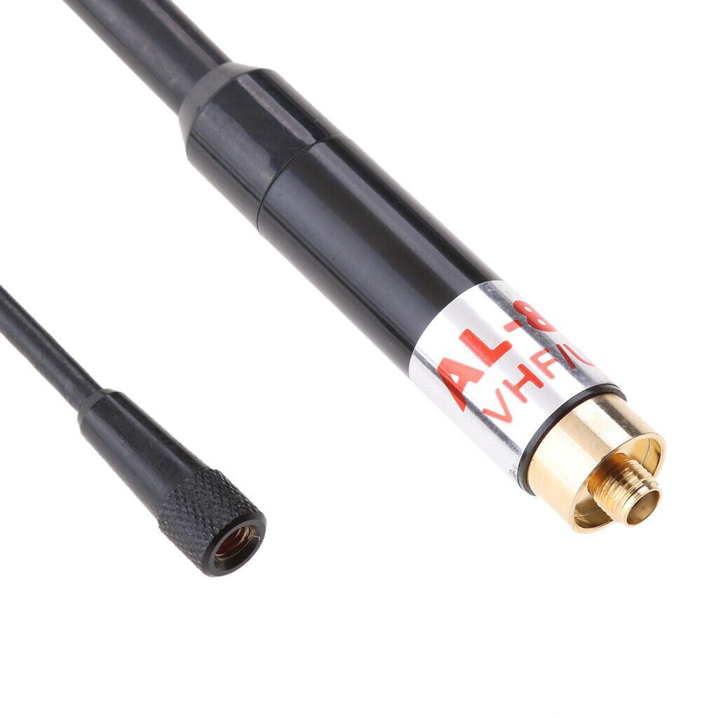 High Gain Low SWR Dual Band Radio Telescopic Antenna SMA F Connector Base