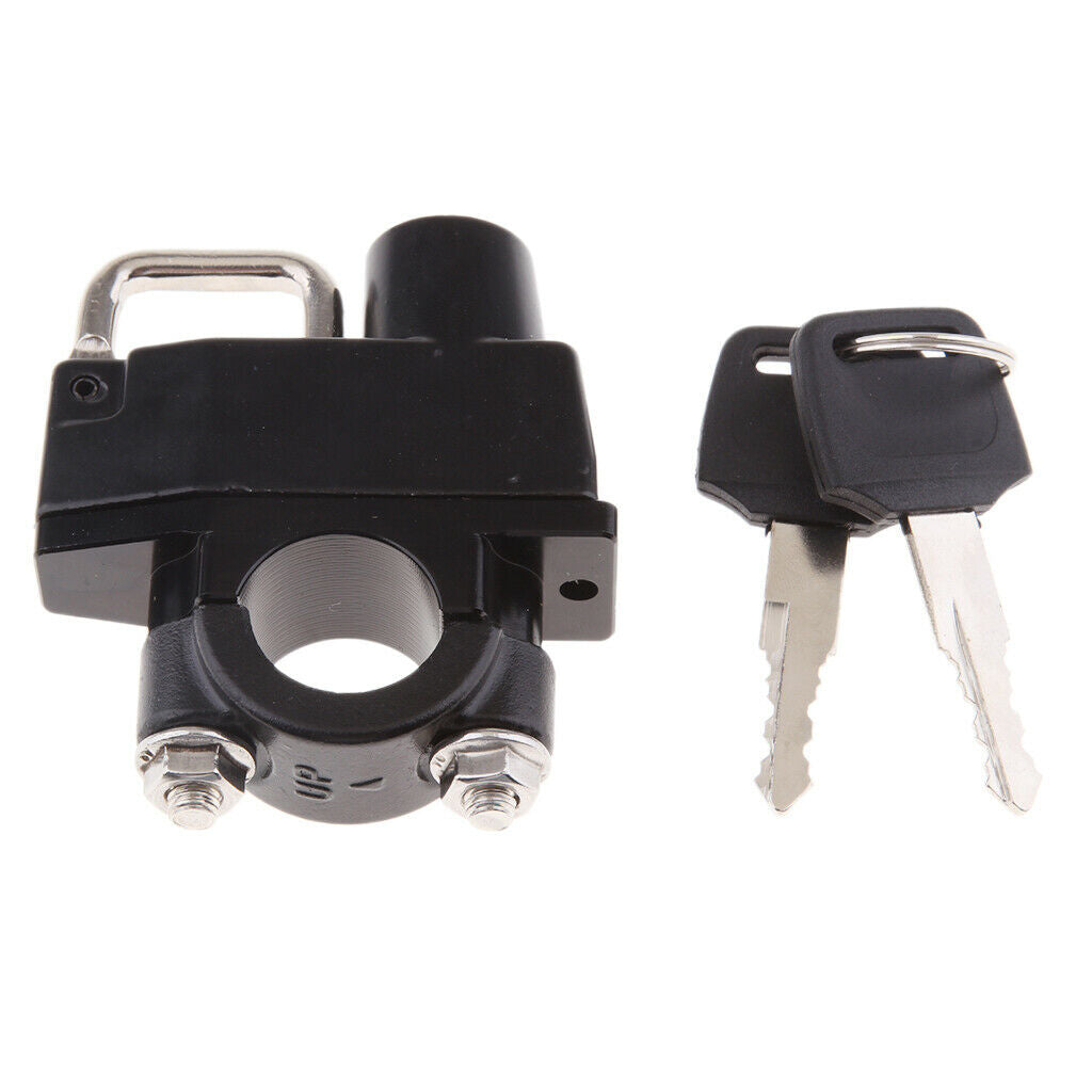 Motorcycle Tamper-Proof Helmet Security Lock, Universal Fit for Motorcycles with