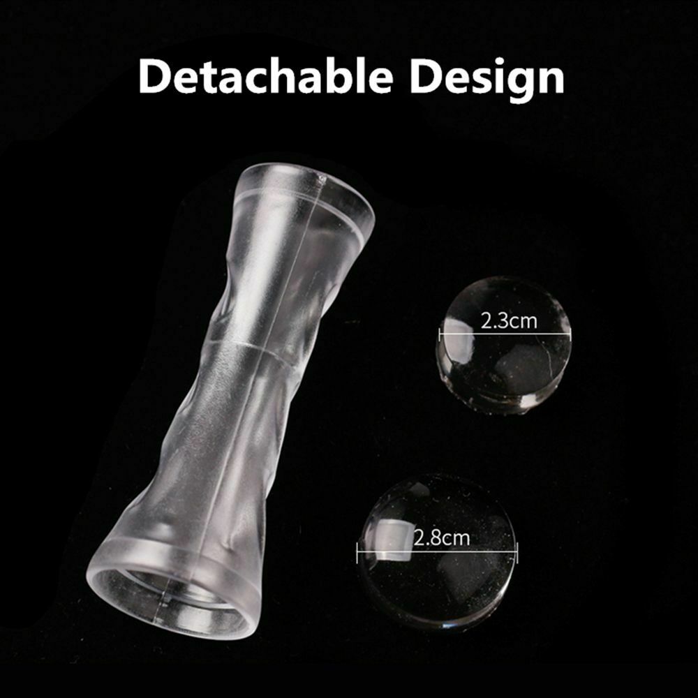Scraper Manicure Silicone Nail Stamper Transfer Tool Nail Print Silicone Seal