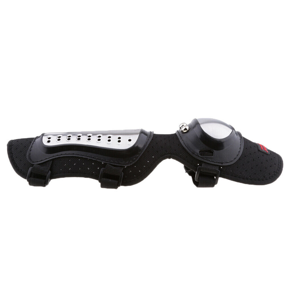 Alloy Steel Motorcycle ATV Motocross Elbow Knee Shin Guard Pads Protector