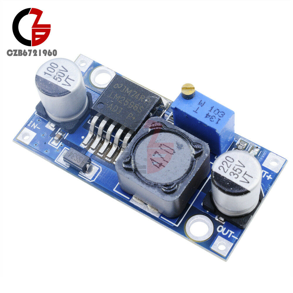 2PCS LM2596 DC-DC buck adjustable step-down Power Supply  Converter module