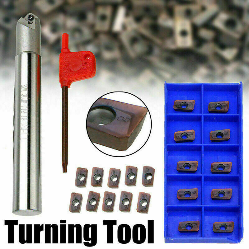 45°SSK C16-16-120 straight shank centering chamfering cutter+APMT1135PDER BP1125