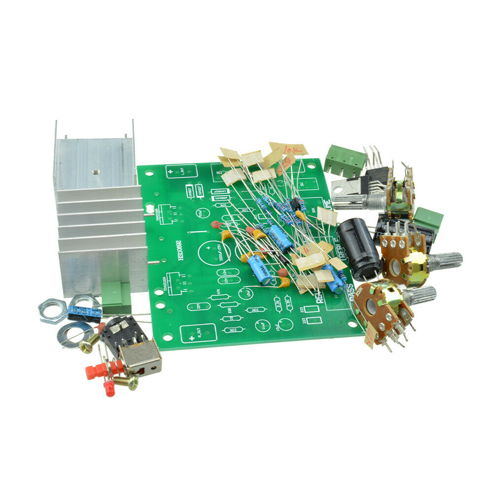 Kit DIY AC 12V Two 2.0-Channel 15W +15W TDA2030A hifi Stereo Amplifier AMP Board