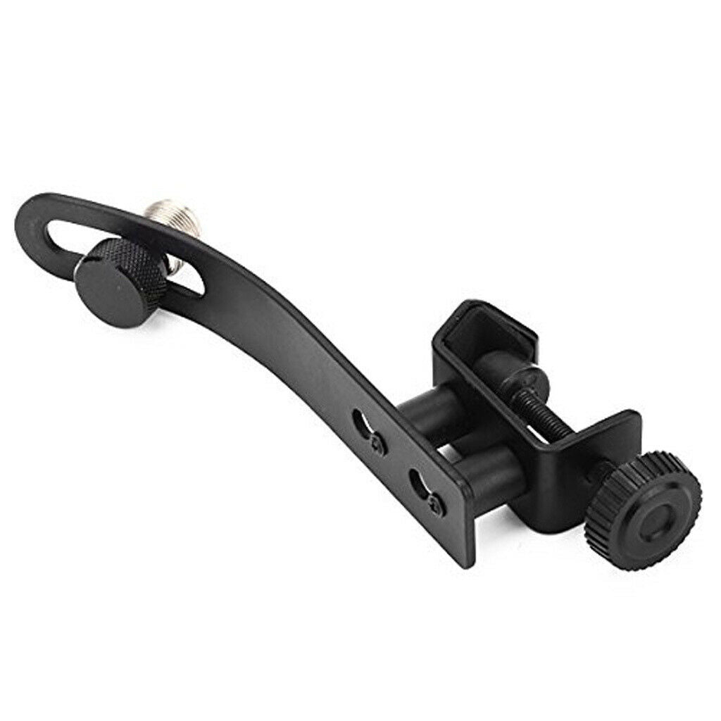 2x Clamp Mounted on Microphone Stand Jazz Drum Accessories