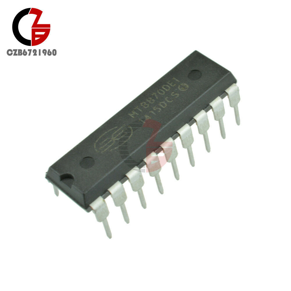 10PCS DTMF DECODER RECEIVER IC ZARLINK DIP-18 MT8870DE1 MT8870DE