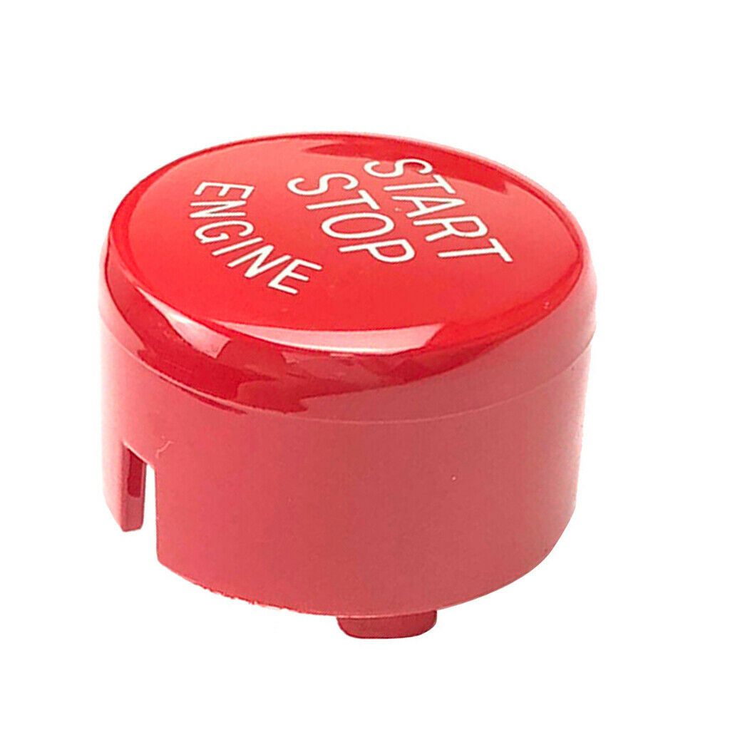 Car Engine Start Stop Button Cover For BMW F/G Chassis Series 25mm Red+Blue
