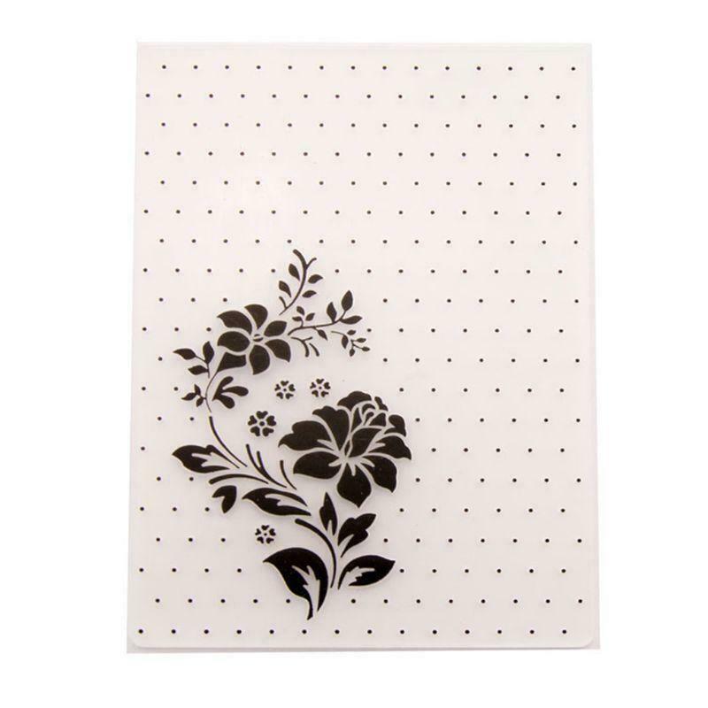 Plastic Embossing Folder Template DIY Scrapbook Photo Album Card Making Crafts