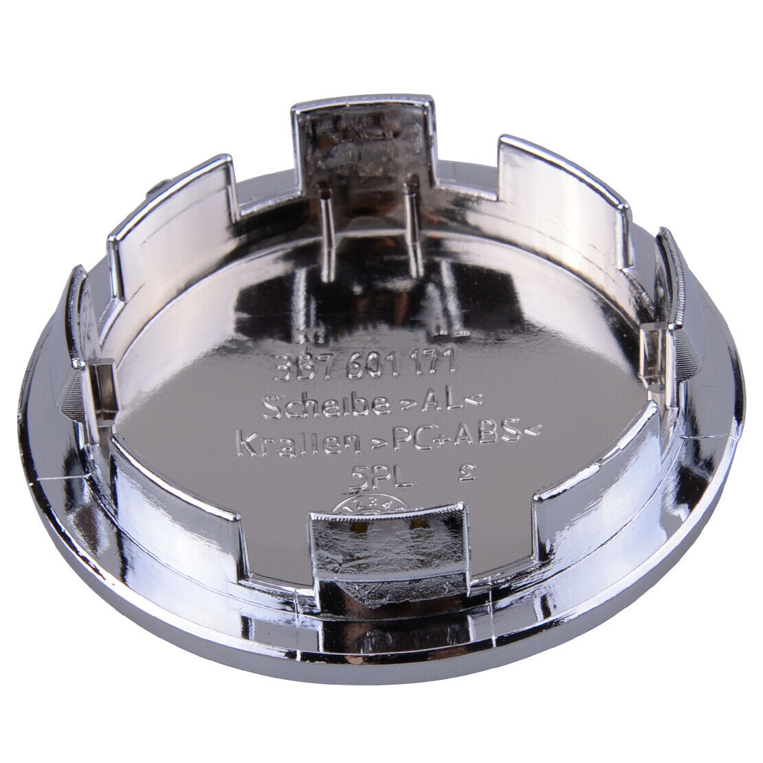 4pcs 65mm Chrome Car Wheel Center Caps Tyre Rim Hub Cover 3B7 601 171 as