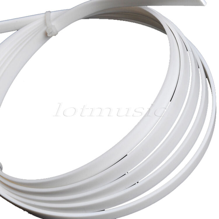 1 Pc ABS Bindings Purfling Strip for Guitar Luthier Parts 1650 x 10 x 2mm White