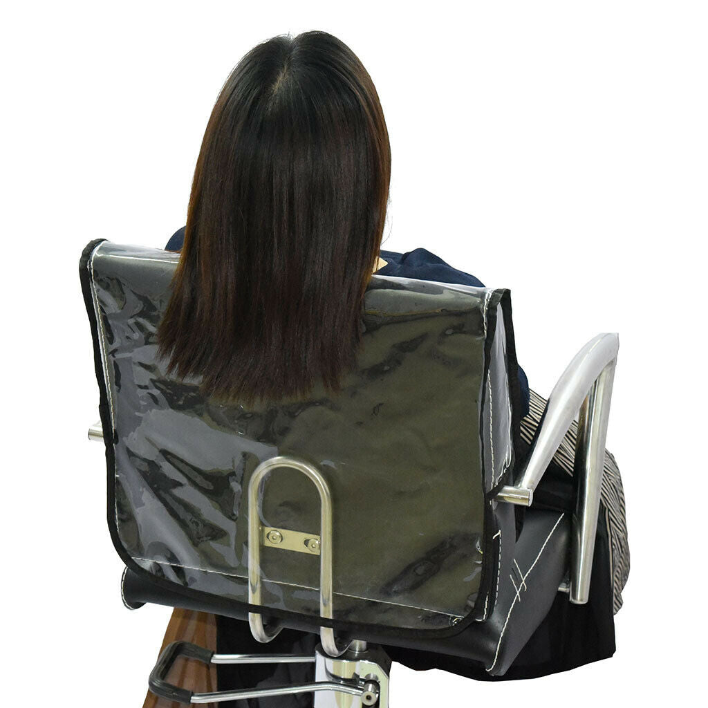 3x Barber Chair Back Covers Hair Salon PVC Vinyl Cover Protective Clear