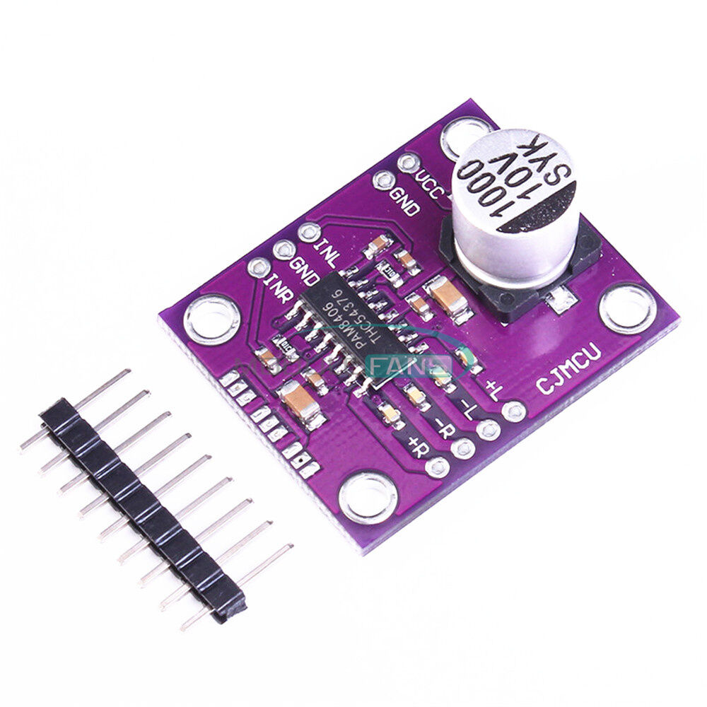 CJMCU-8406 PAM8406 Stereo Class D Audio Power Amplifier Module Low THD+N Module