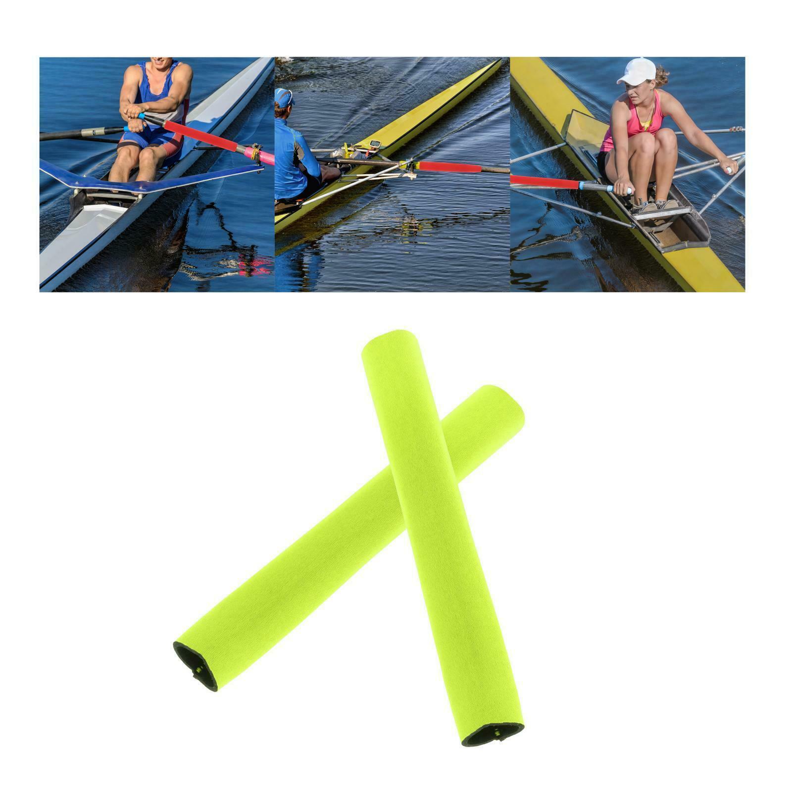 Paddle Grip 25cm Canoe Paddles Shaft Rowing Boat Sleeves Accs Yellow
