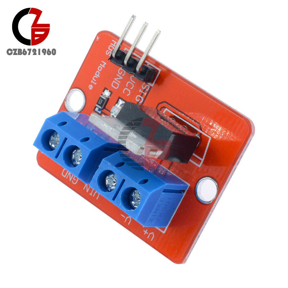 10Pcs MOSFET Button IRF520 MOSFET Driver Module for Raspberry pi Arduino ARM