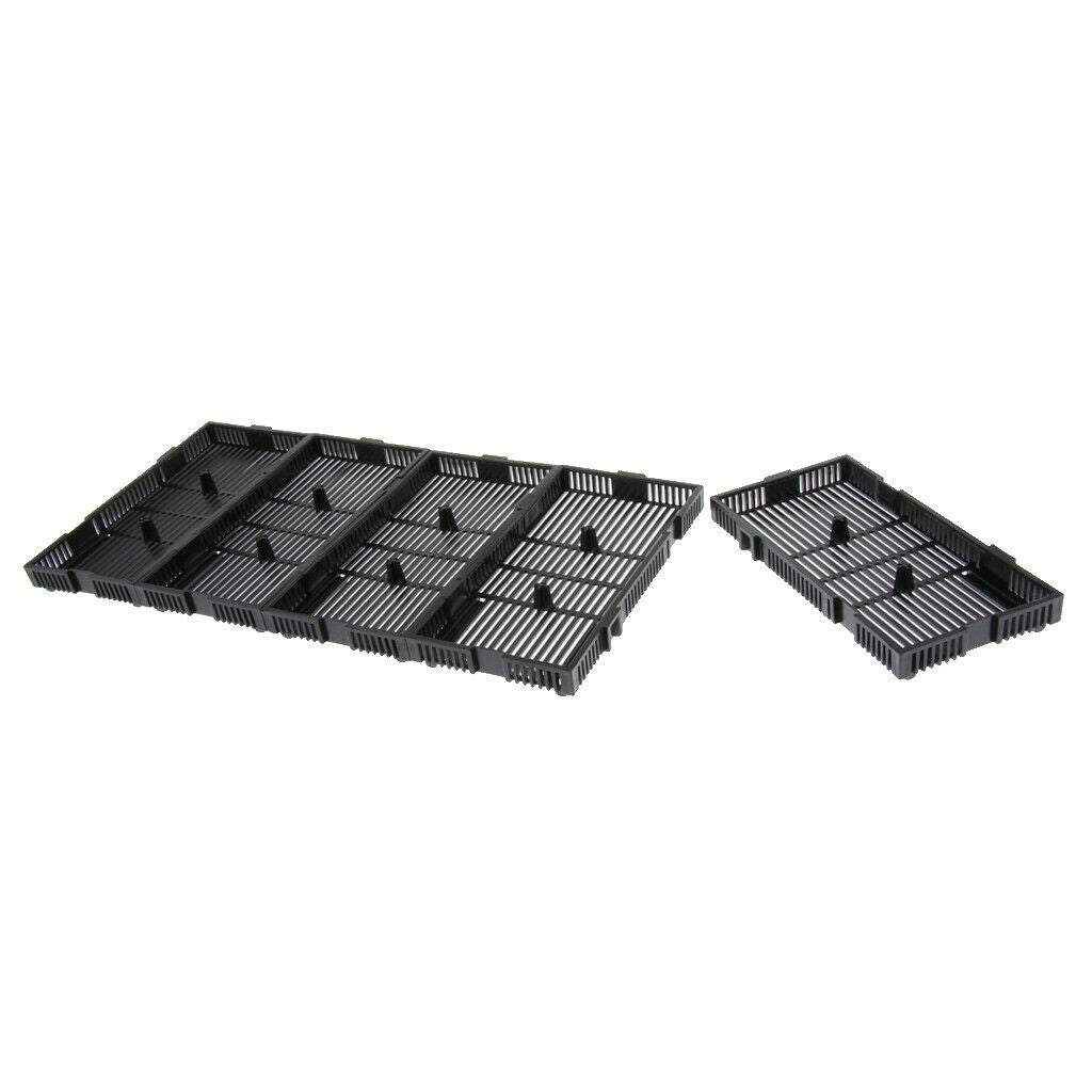 10Pieces Aquarium Plastic Under Gravel Filter Water Filter for Aquarium