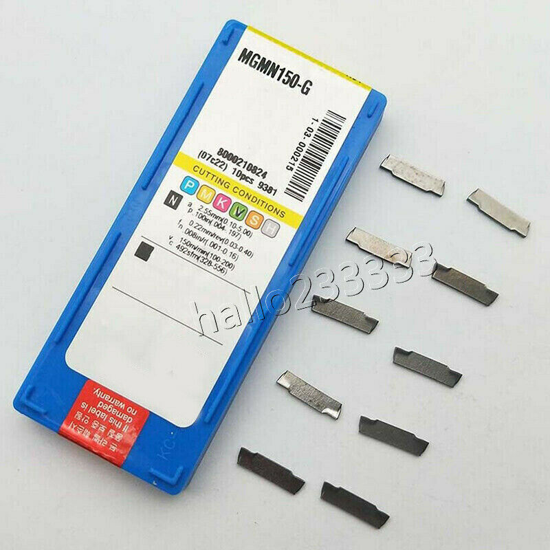 For Aluminium MGMN150-G 1.5mm Cut-Off CNC Grooving insert Carbide Inserts