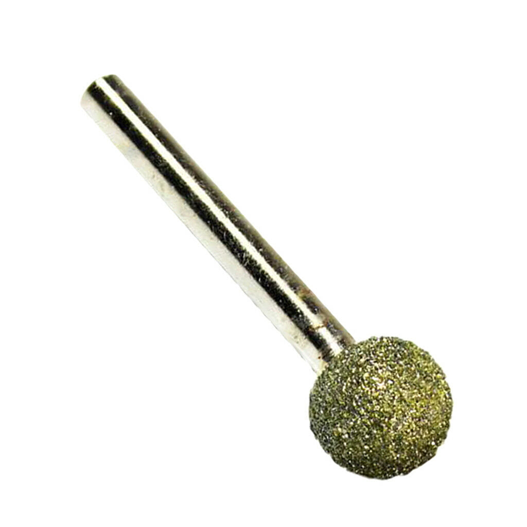 18mm Spherical Diamond Grinding Head Bit Grinding Rod Burr Bit Shank