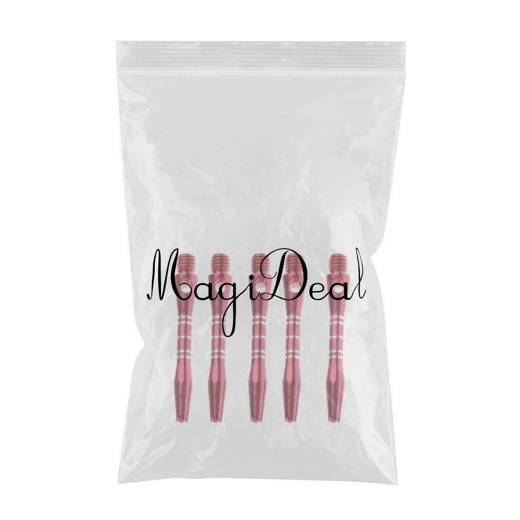 2x 5pcs Durable Red Anodised Aluminum  Shaft Indoor Game 40mm 1.6 Inch