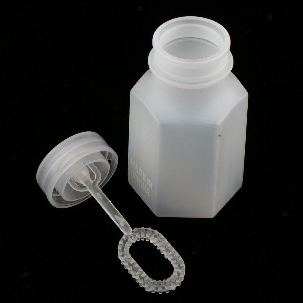 24pcs Hexagon Shape Empty Bubbles For Wedding Party And Outdoor Entertainment