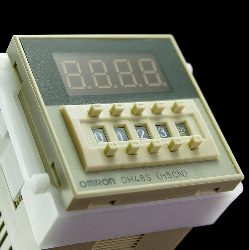 110VAC New Programmable DH48S-2Z Time Delay Relay Counter 2 groups time delay