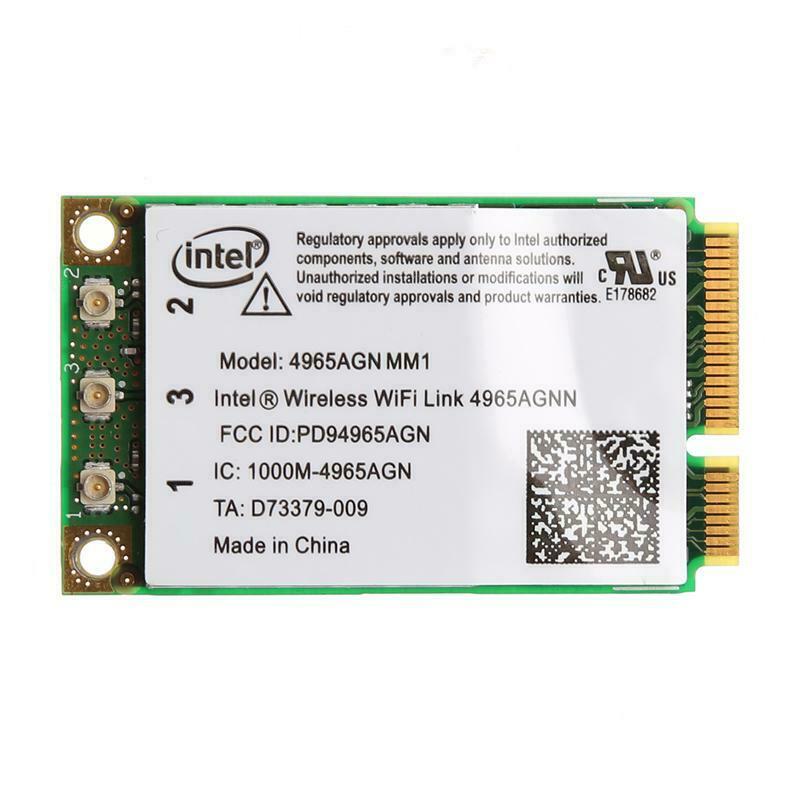 Dual Band 300Mbps WiFi Link Mini PCI-E Wireless Card For Intel 4965AGN NM1