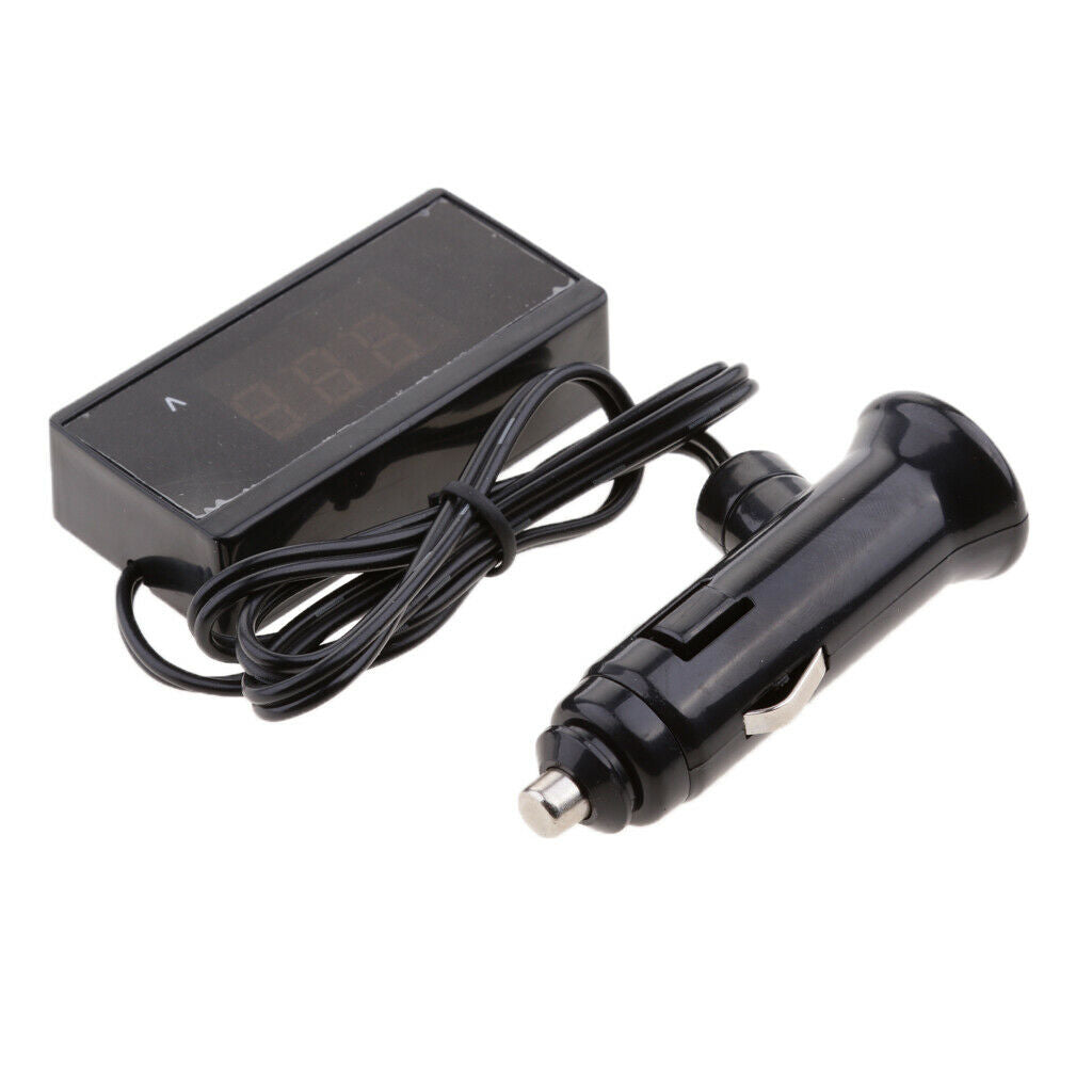 1 piece LED digital car volt meter DC 12V or DC 24V