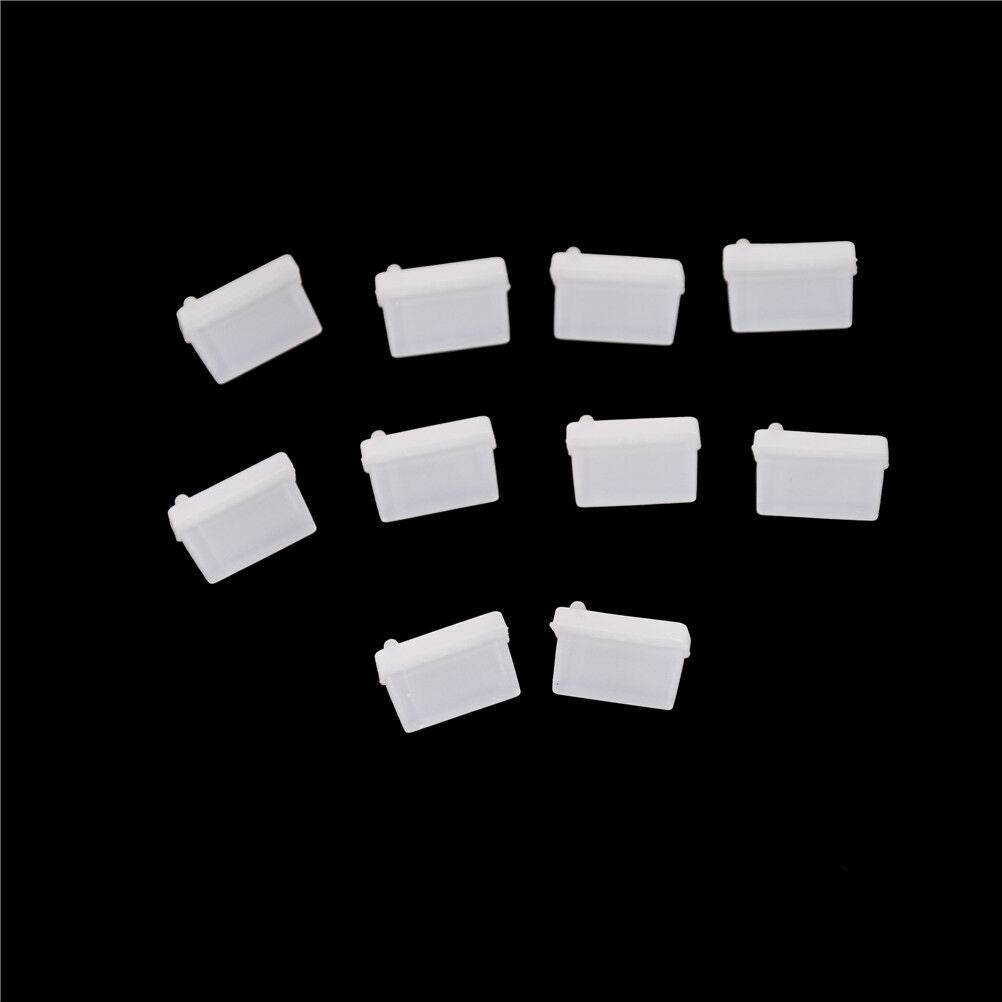 10pcs Clear Rubber A Type Female USB Anti Dust Protector Plugs Stopper CoverBDA