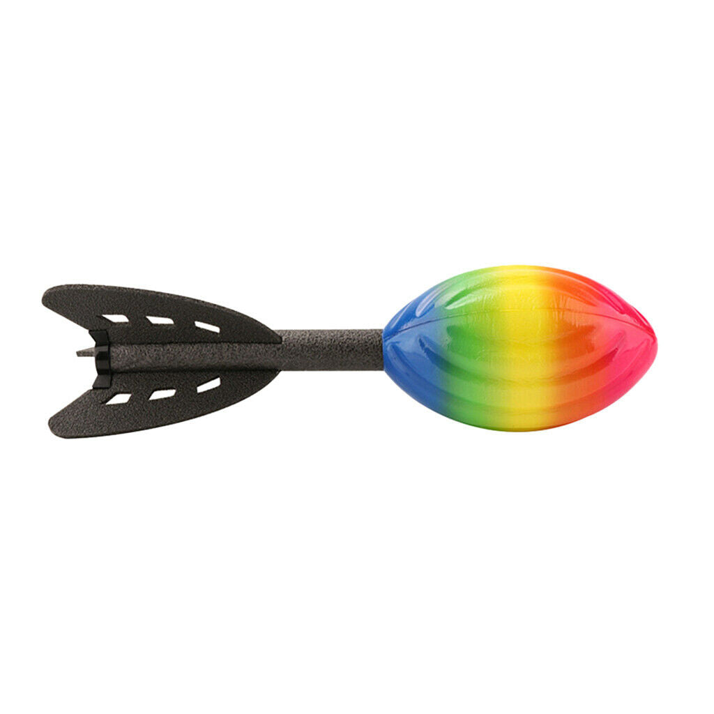 Rainbow EPP Foam Maual Hand Launch Rocket Mini Airplane Kids Toys Game