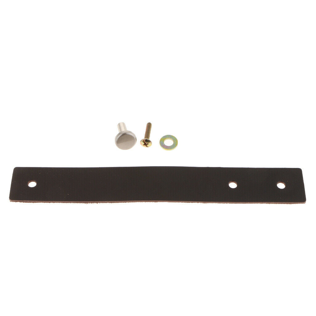 Luggage Handle Cabinet Closet Door Pull Handle for Dresser Drawer Dark Brown