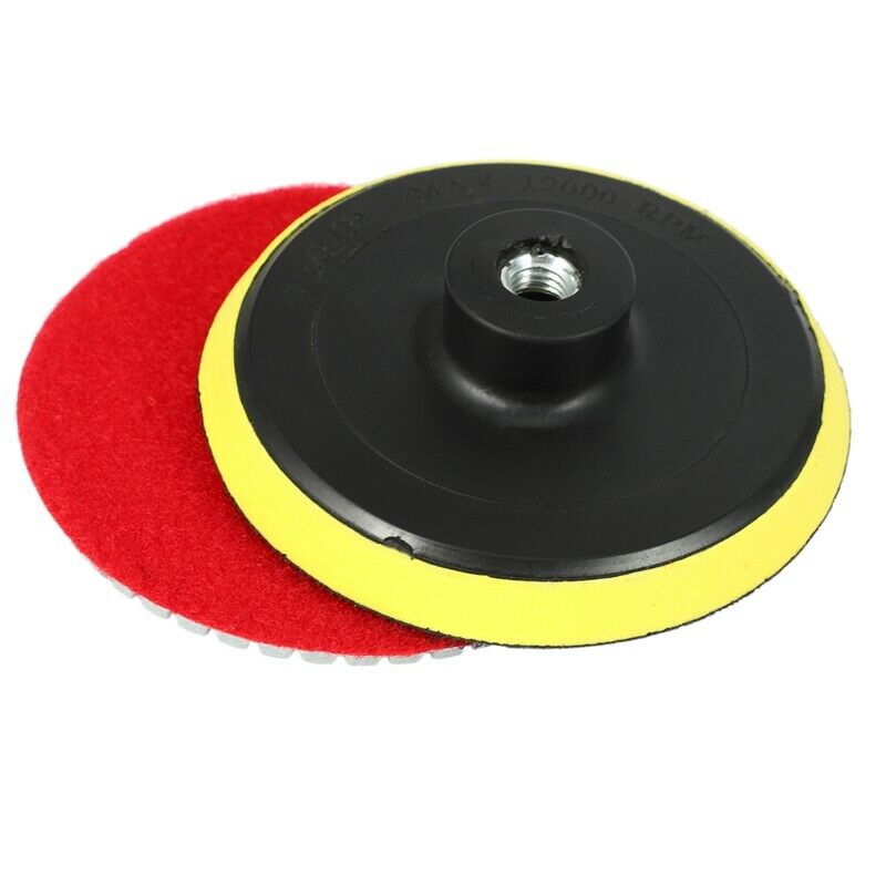 16Pcs Diamond Polishing Pads Kit 4 Inch 100 Mm Wet/Dry For Granite Stone ConcrR3