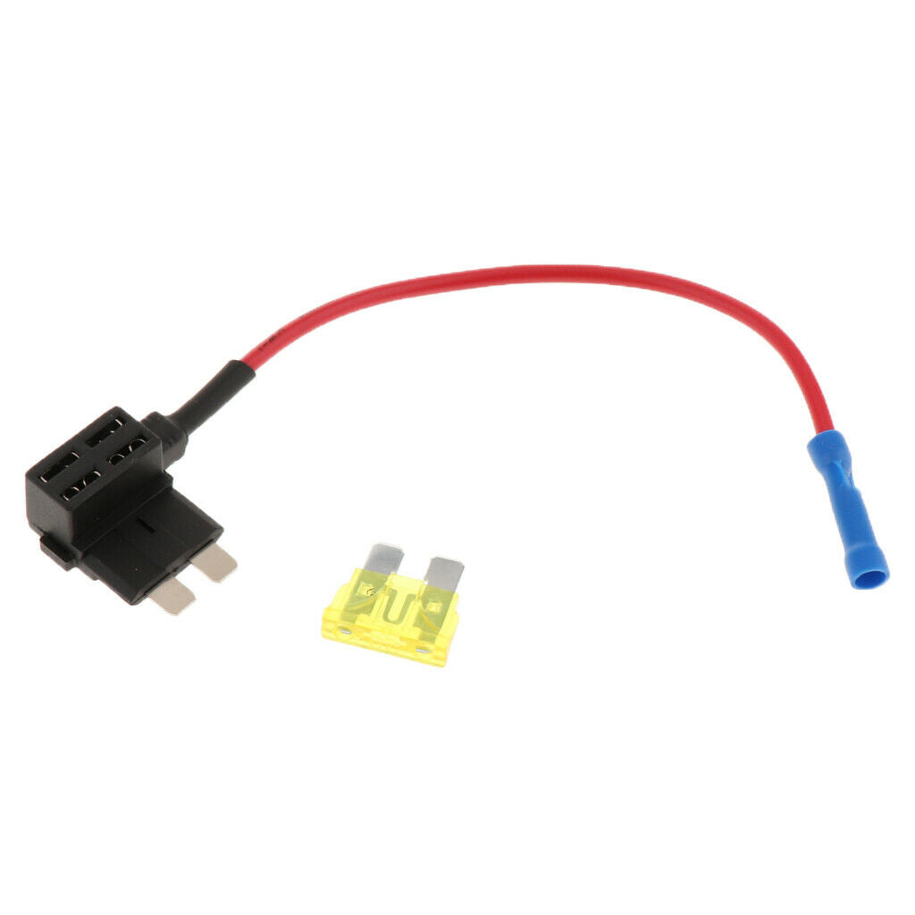 5 Pack Inline Holder 16AWG Wiring Harness ATC/ATO 20AMP Blade Automotive Fuse