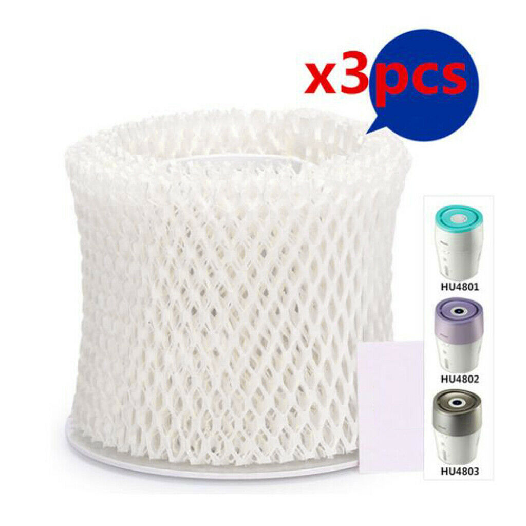 3x Replacement Filter for   Air Humidifier HU4801 HU4802 HU4803 - Designed