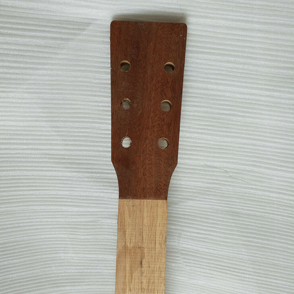 Polished DIY Wood Guitar Replacement Neck for 41in Acoustic Guitar Musical