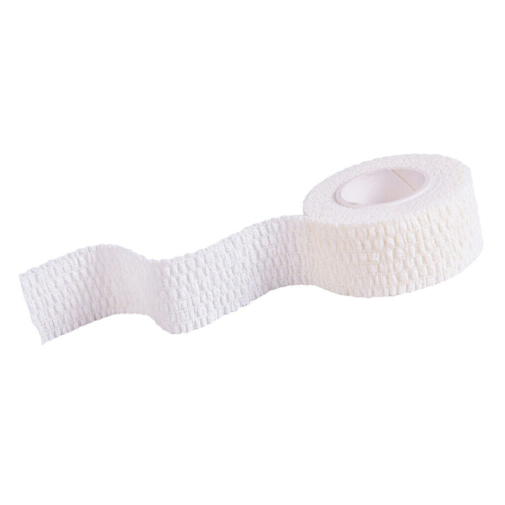 Sports Self Adherent Wrap Pet Dog Cat Wound Cohesive Bandage 2.5cm White