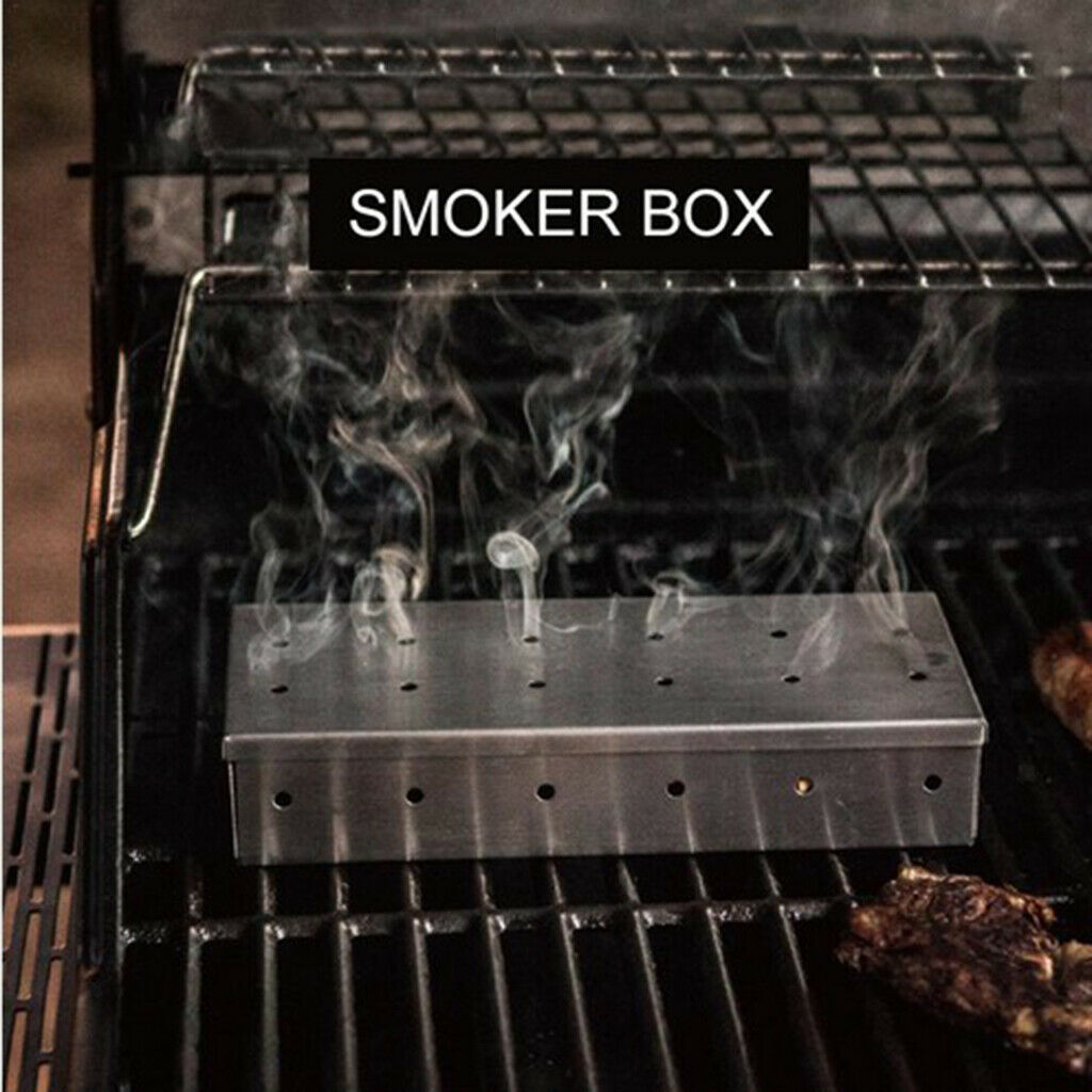 Stainless Steel BBQ Smoker Case and Grill Net Grilling BBQ Accessories