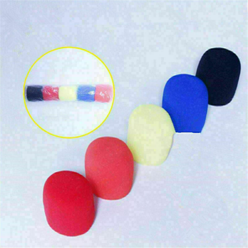 5pcs Sponge Foam Covers Windscreen Windshield for Handheld Microphone Random