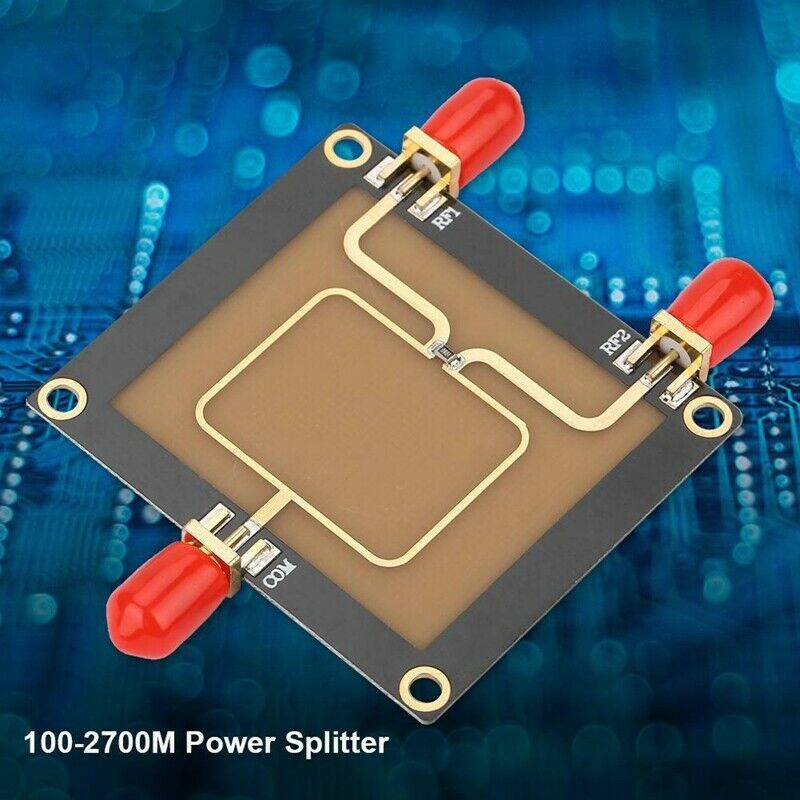 Power Splitter 100-2700M Frequency RF Power Splitter One Channel Input Signal X4