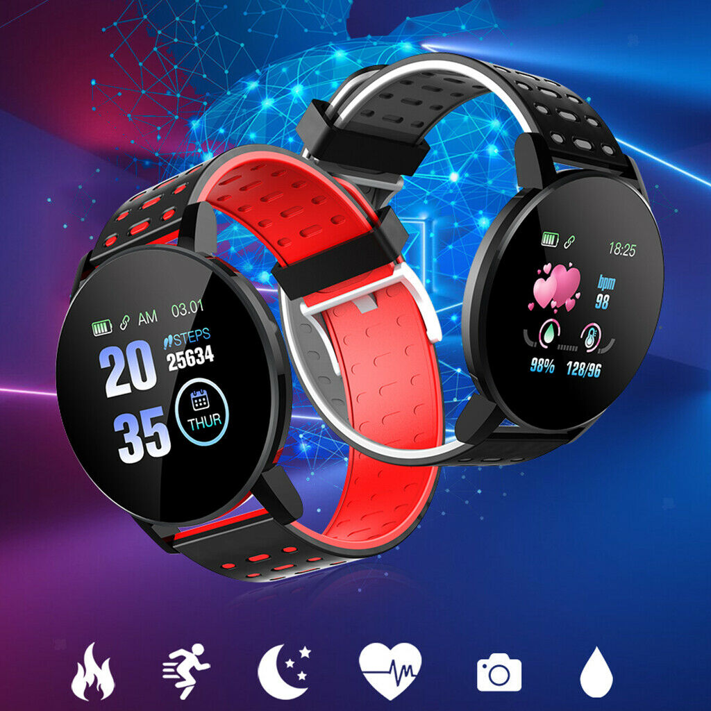 2x 1.3'' Screen Smart Watch Bracelet Watch Fitness Tracker Fitness Tracker