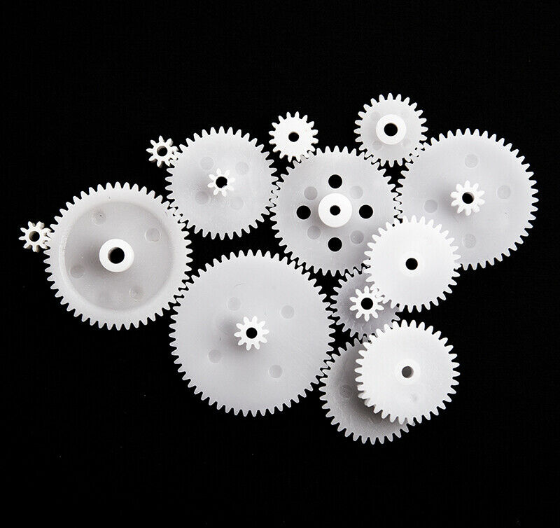 Different Styles White Plastic Gear Set 58 Pcs for RC Toys A1Z4Z4